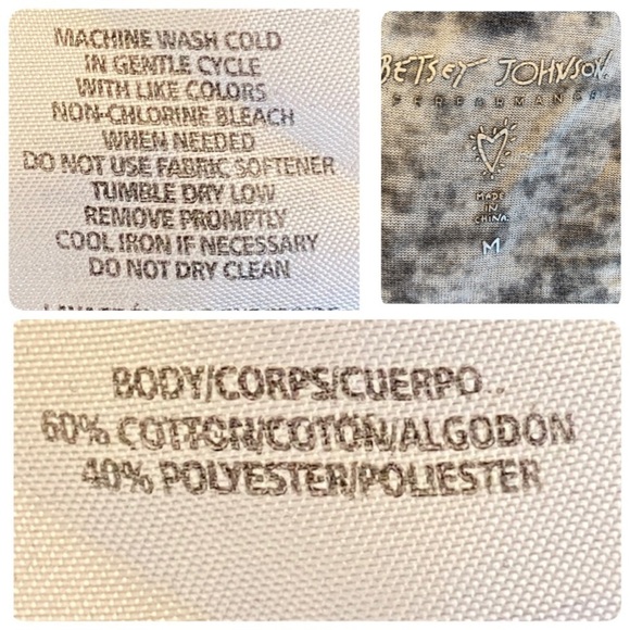 Betsey Johnson Burn Out Tank Top “Train insane" - Picture 5 of 7